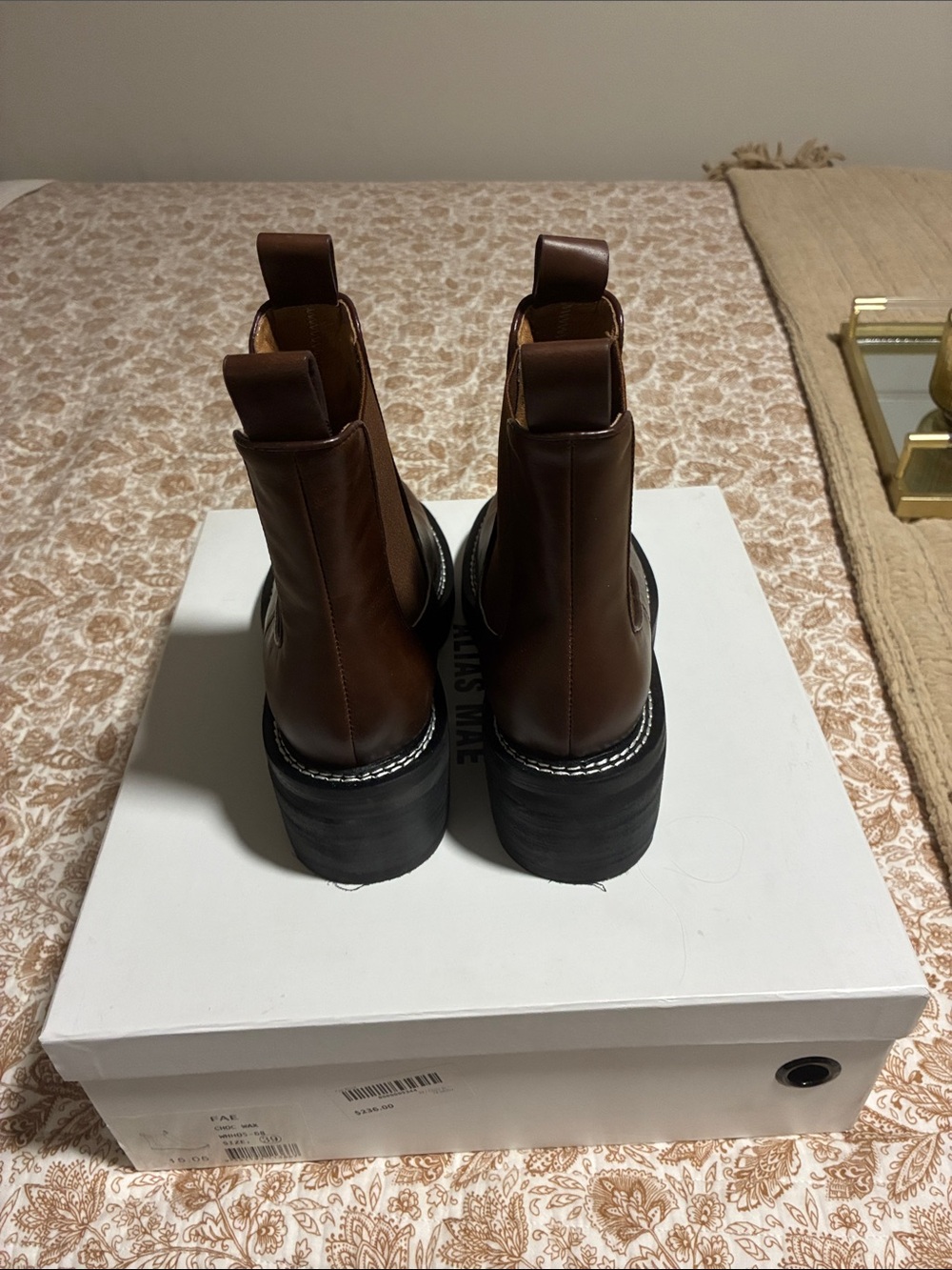 Alias Mae Men's Brown Chukka Chelsea Boot - Picture 3 of 5